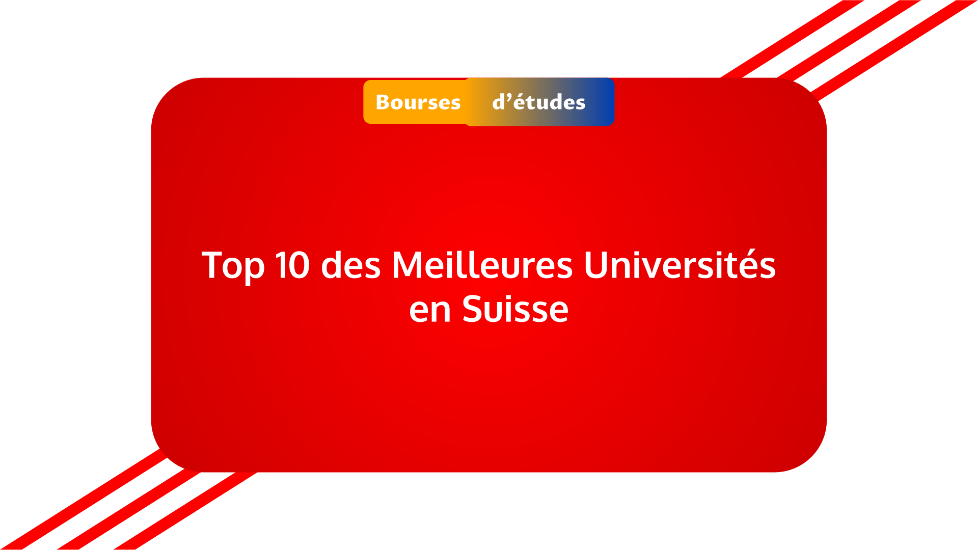 Meilleures Universites Suisse 10 Universites A Decouvrir