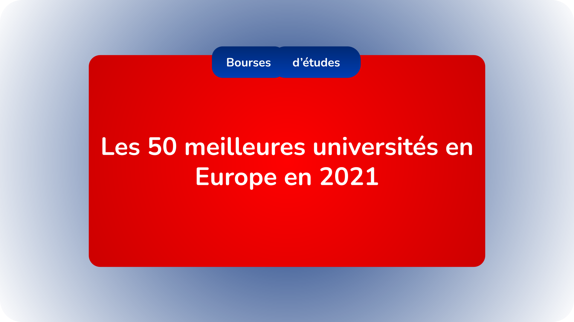 Meilleures Universités en Europe