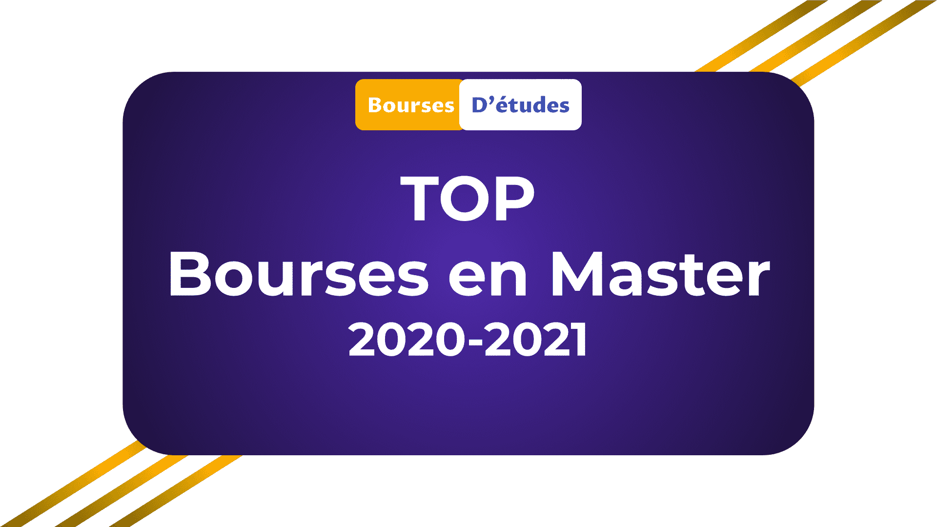 Bourses d'études en Master
