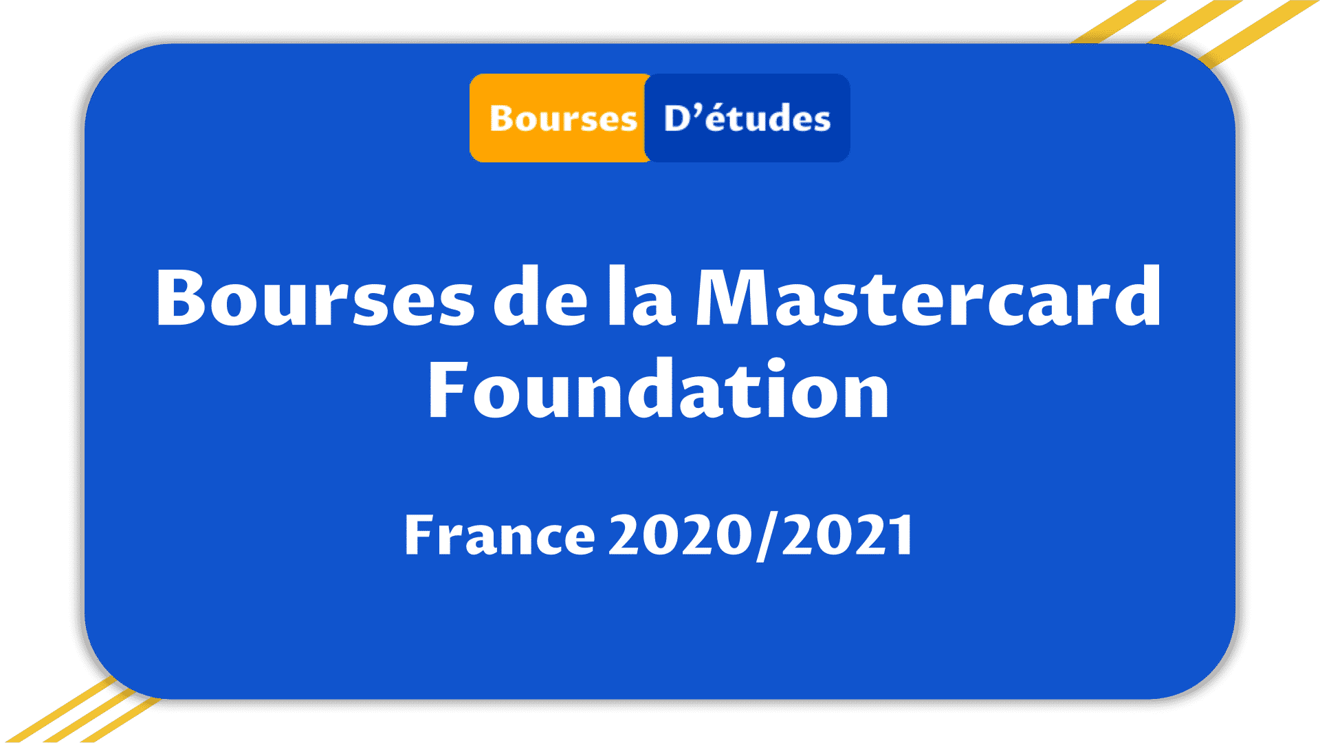 Bourses de la Mastercard Foundation