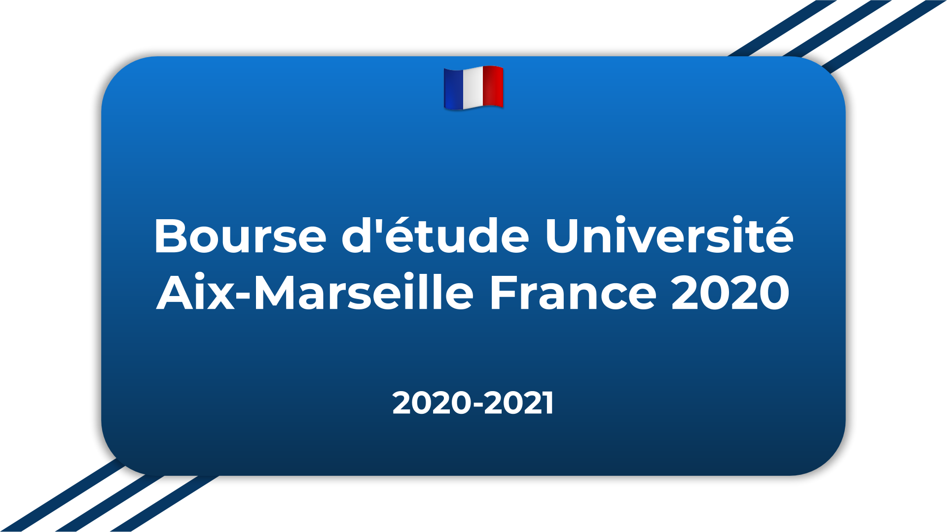 Bourse D Etude Universite Aix Marseille France 2020 2021