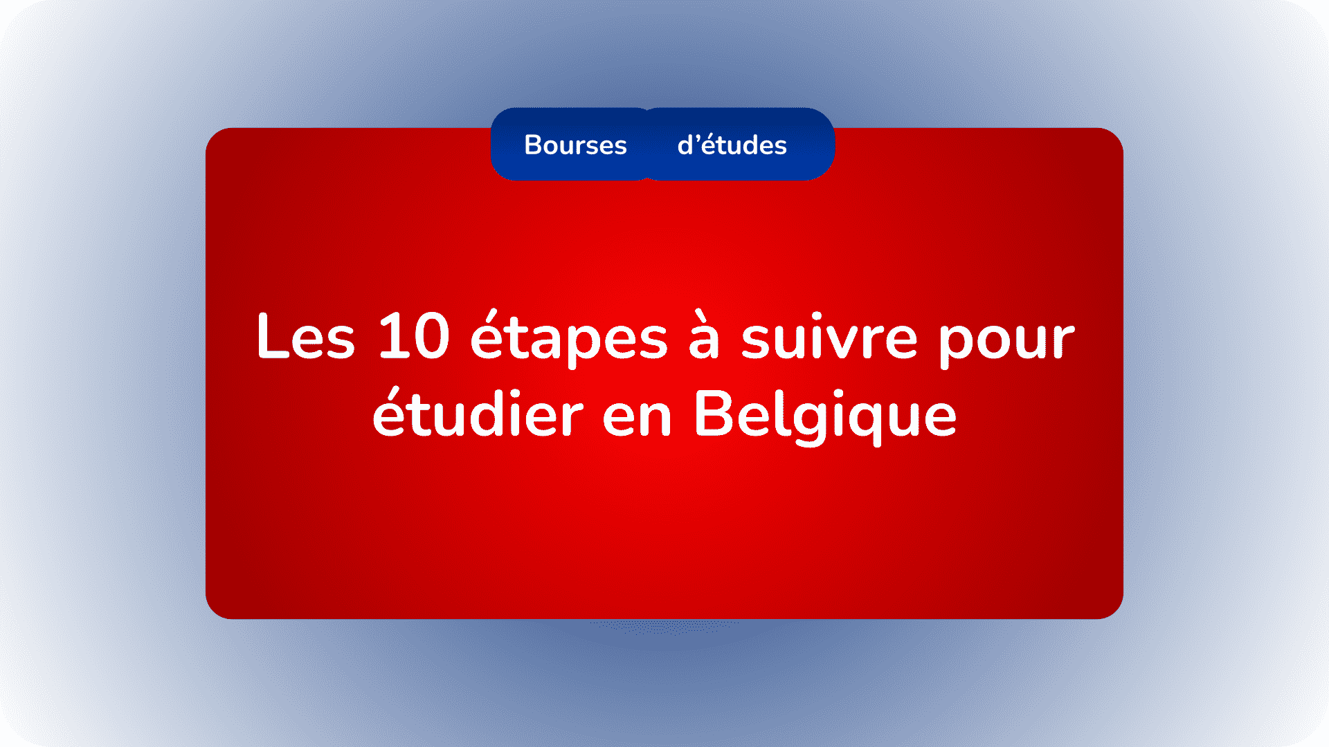 Étudier en Belgique
