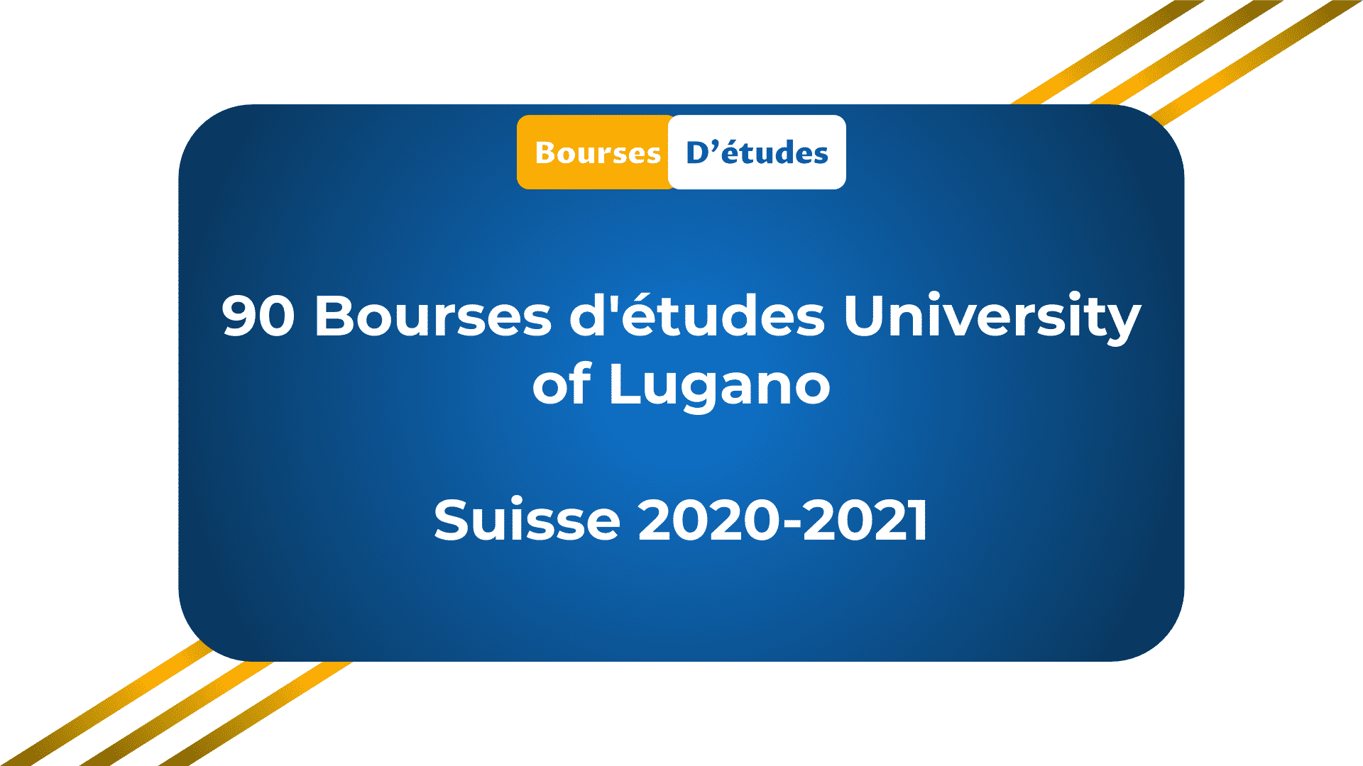 Bourses d'études University of Lugano