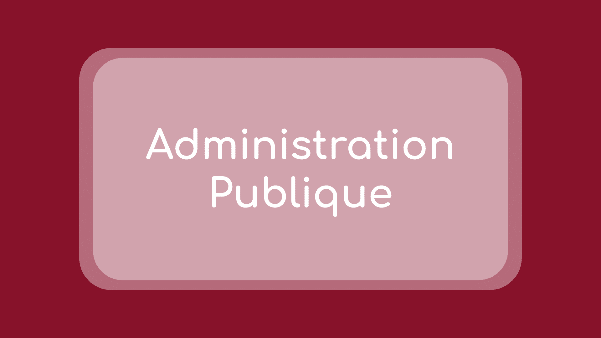 Bourses d'études en Administration Publique
