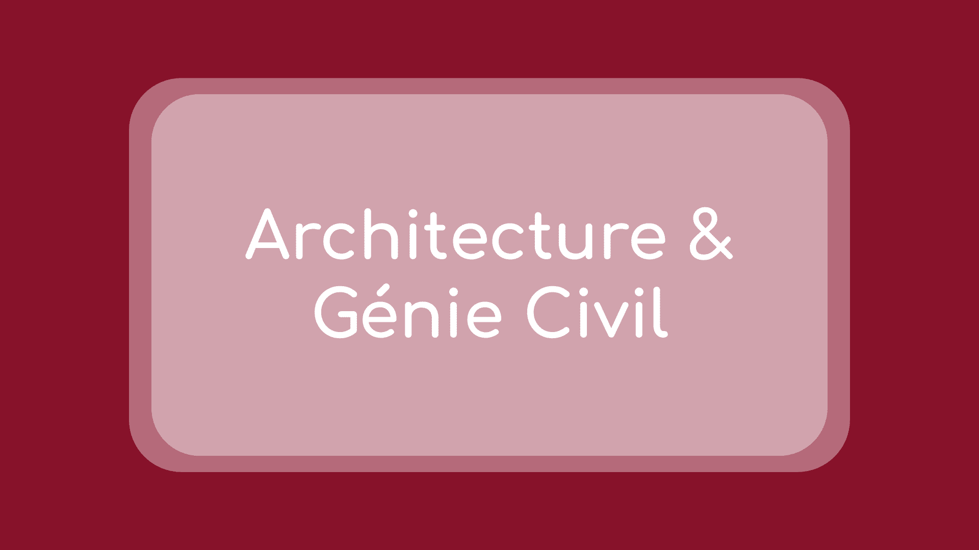 Bourses d'études en Architecture & Génie Civil