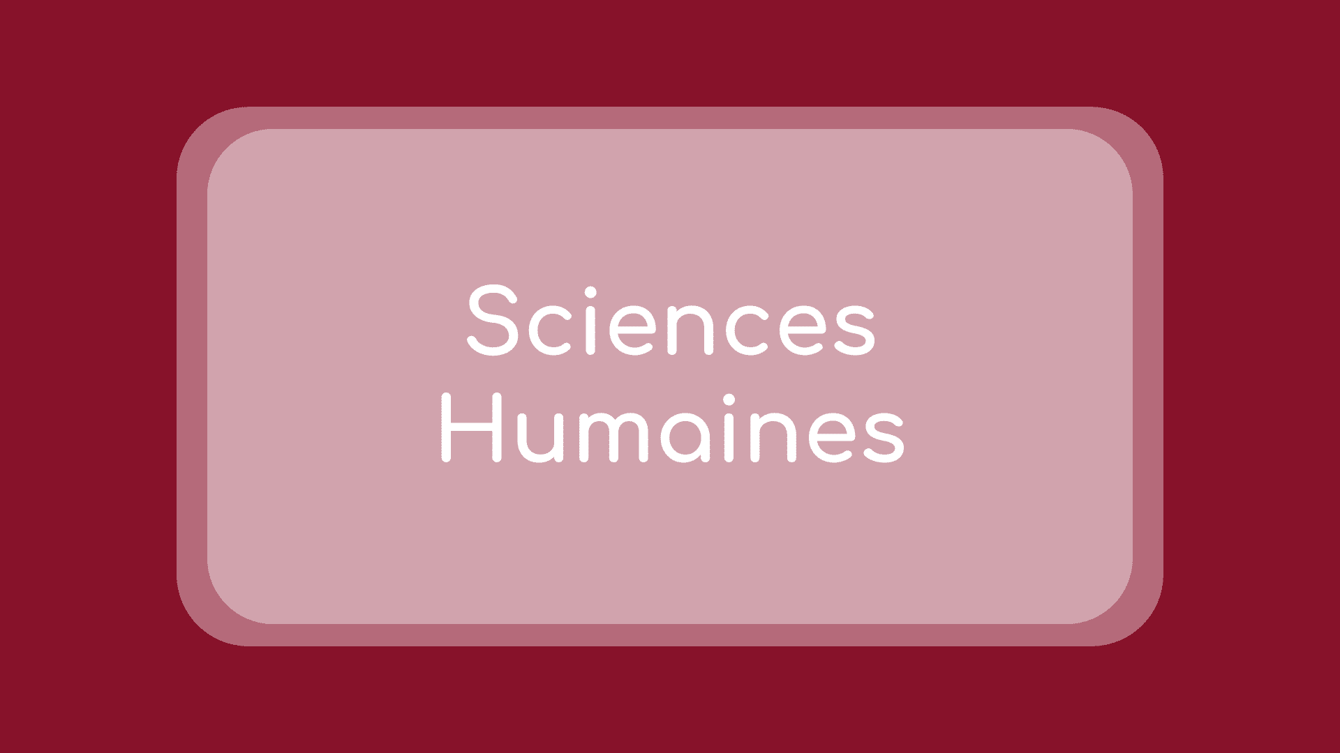 Bourses d'études en Sciences Humaines
