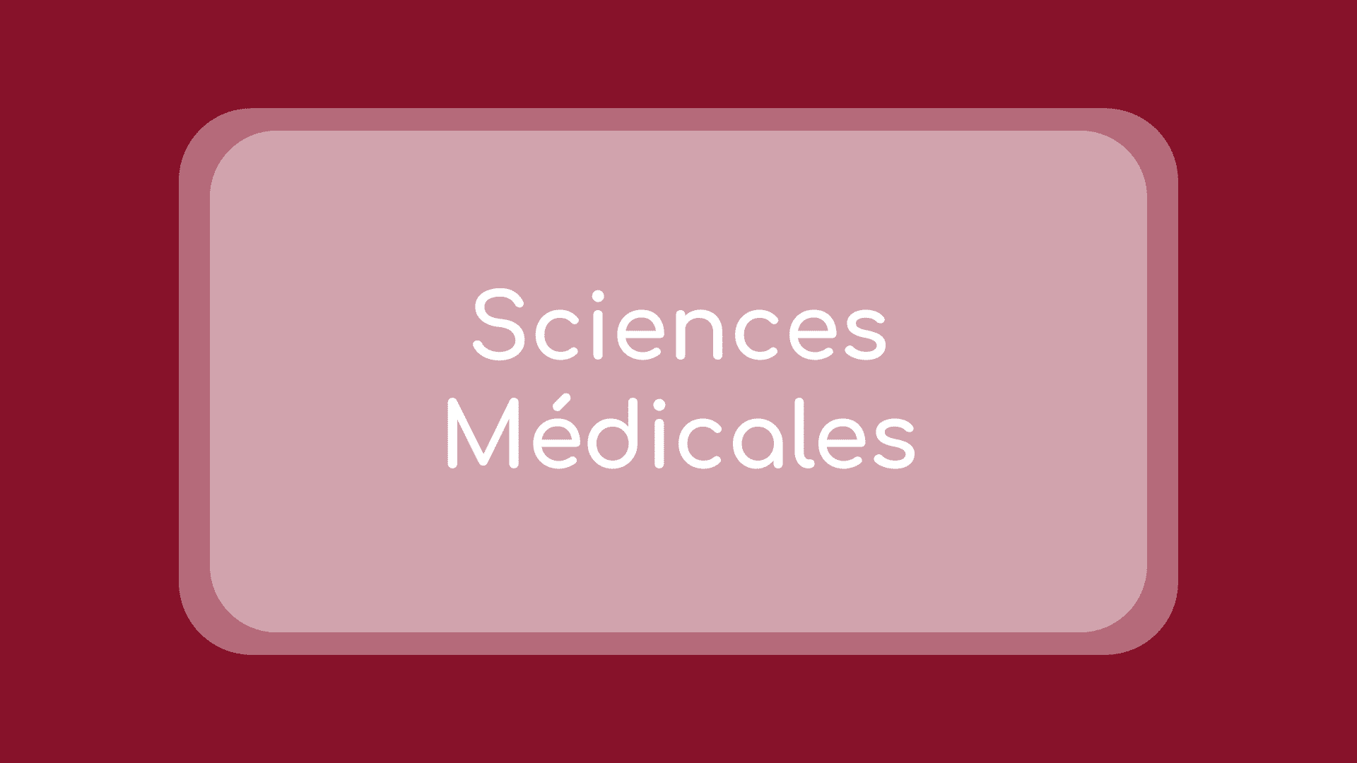 Bourses d'études en Sciences Médicales