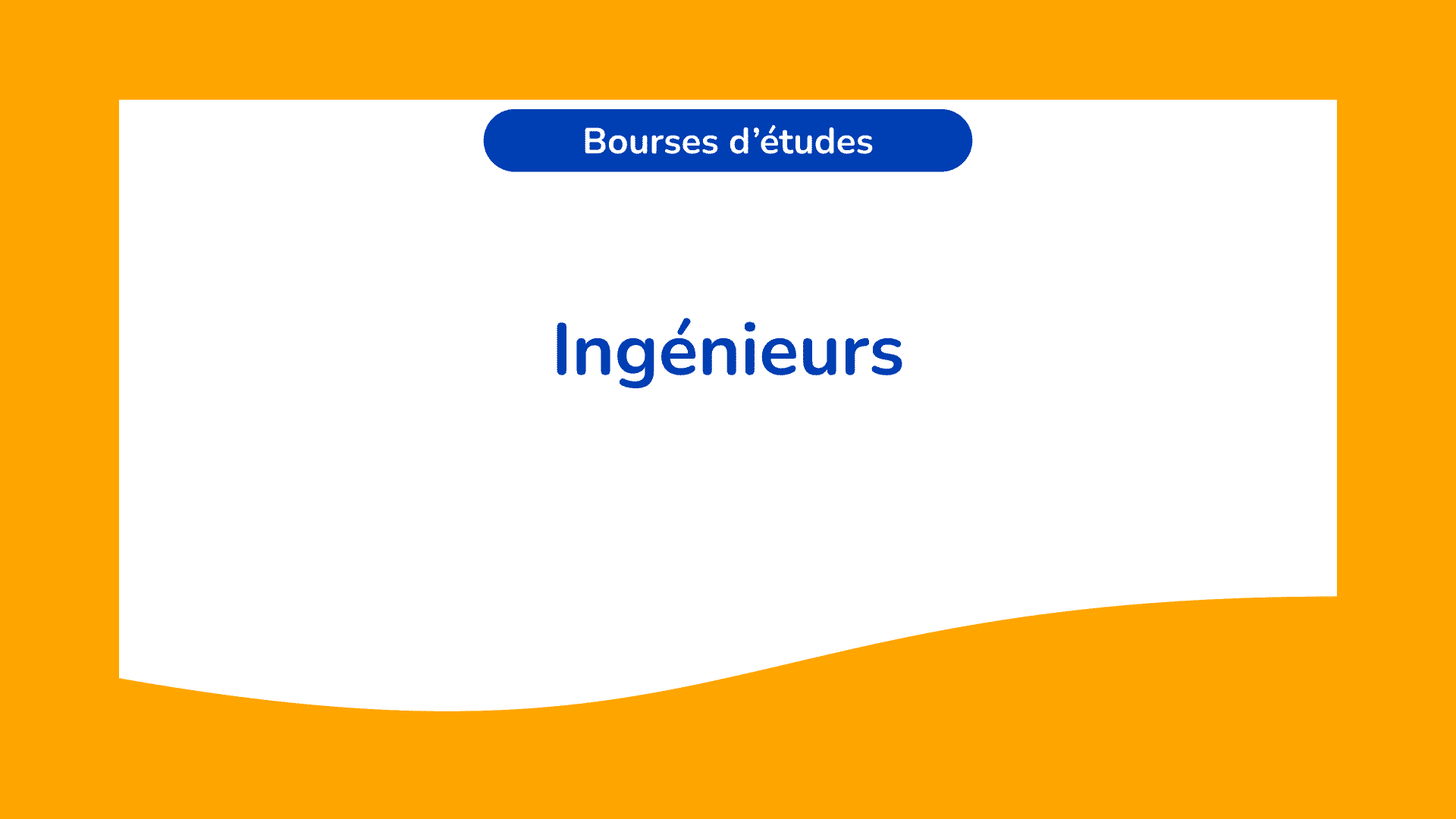 Bourses d'études en ingénierie (bourses pour les ingénieurs)