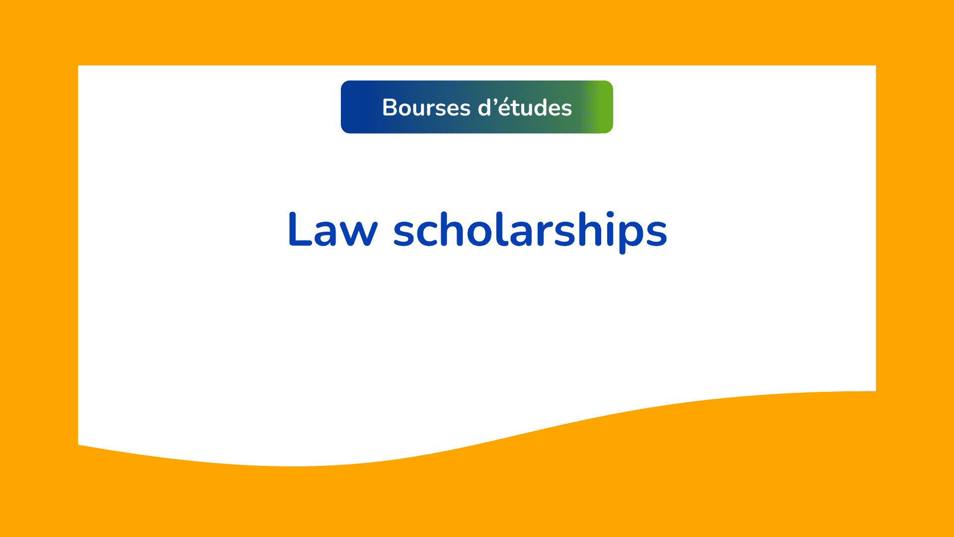 phd scholarships law