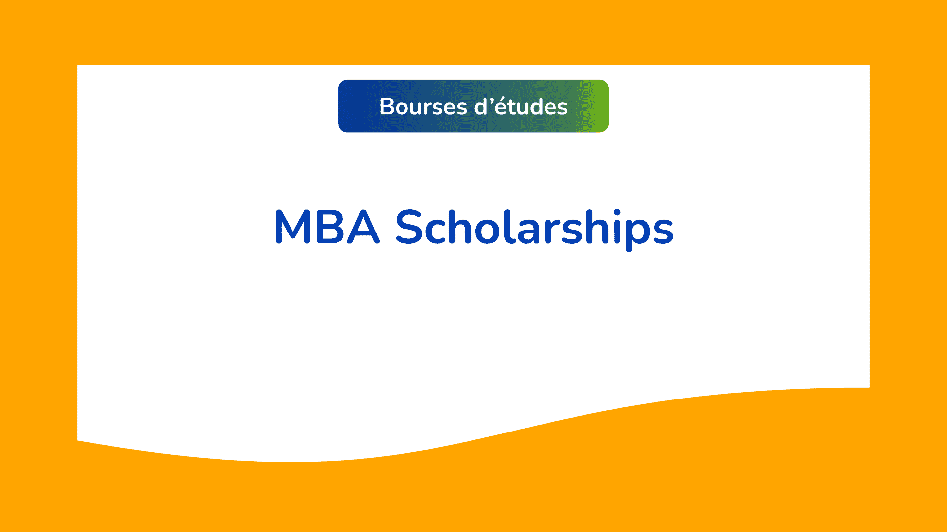 24 MBA Scholarships available in 2023-2024