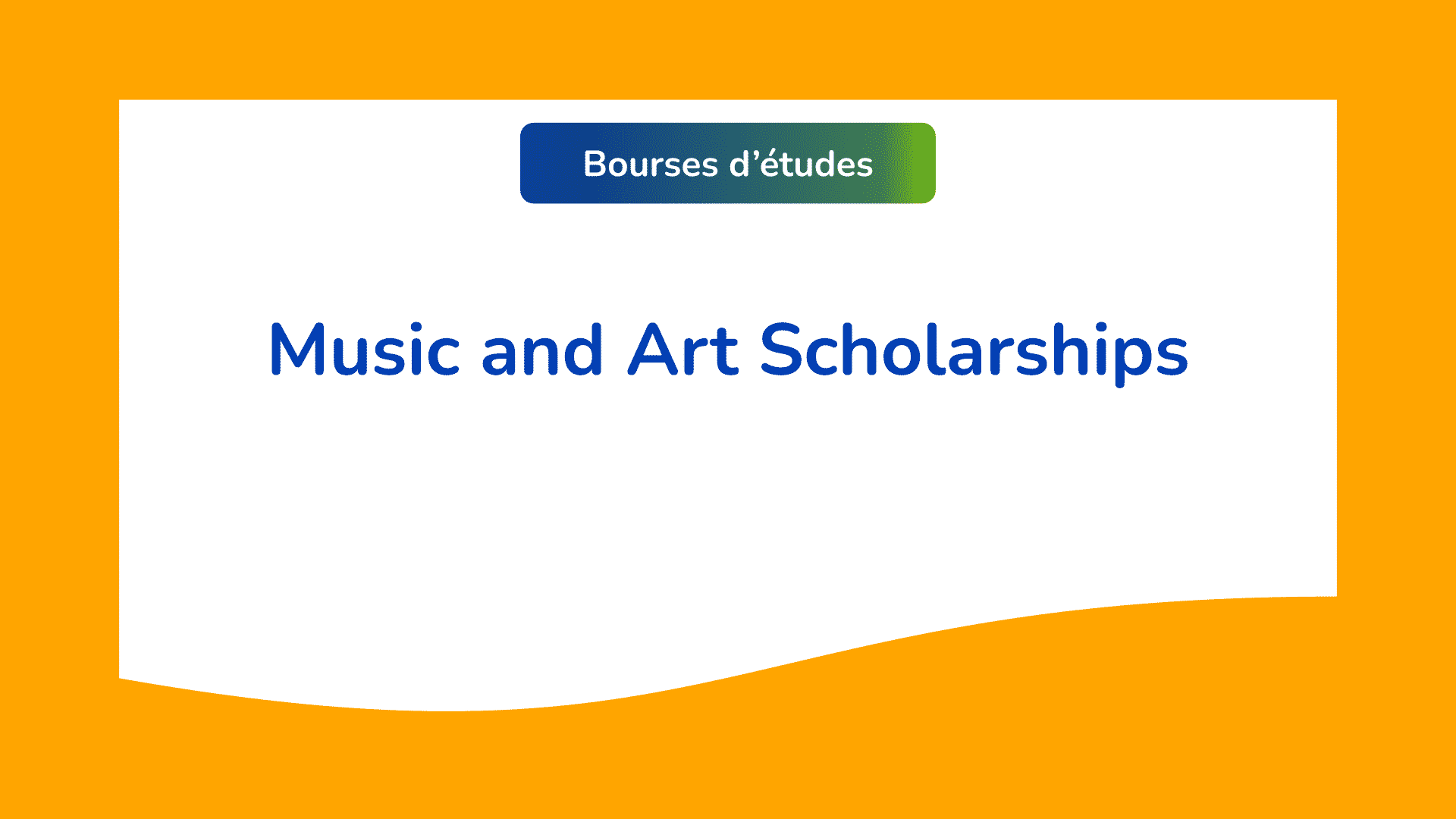 42 Music and Art Scholarships available in 20232024
