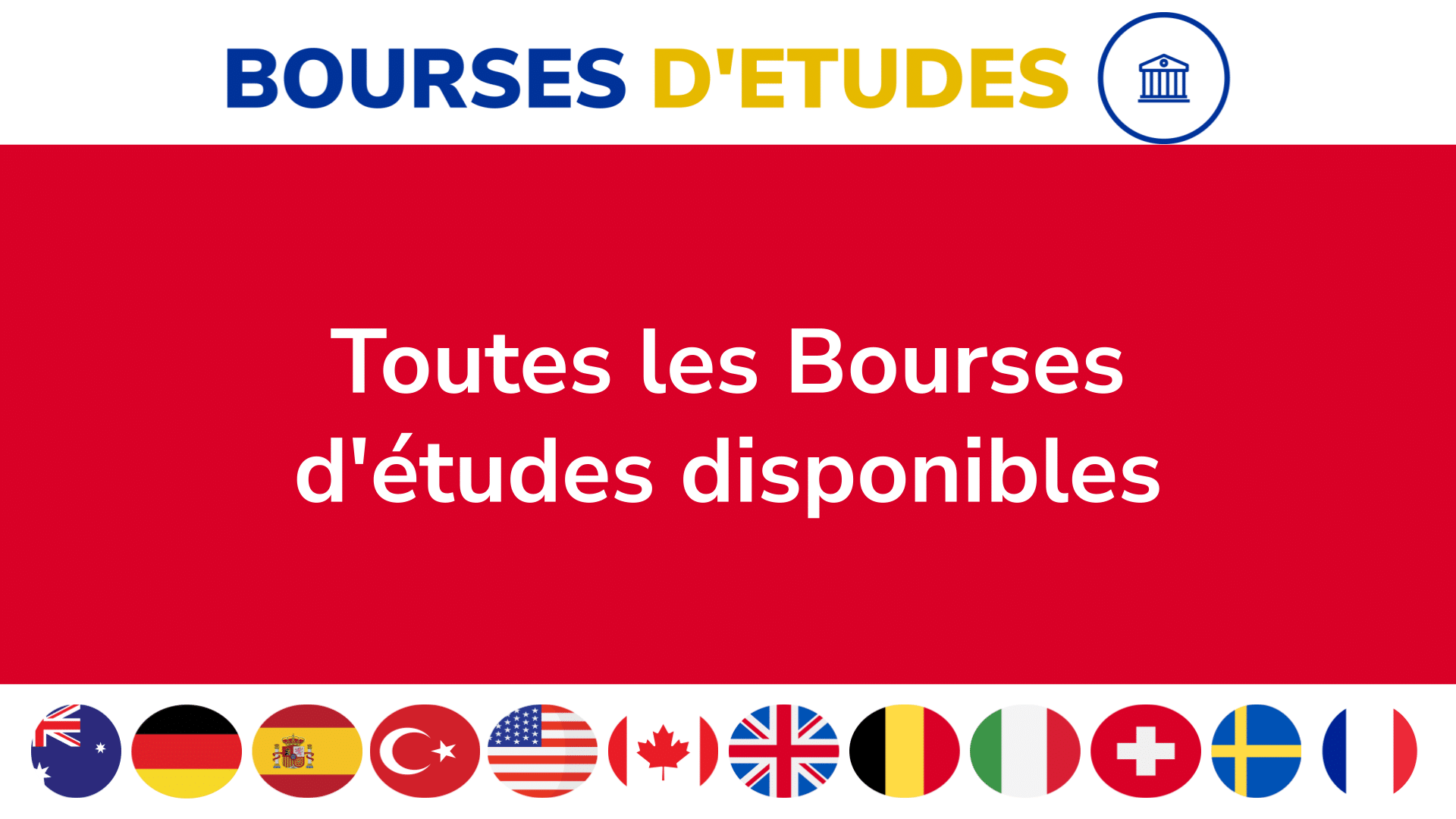 Les 414 Bourses D'études Disponibles En 2024-2025 ! Profitez