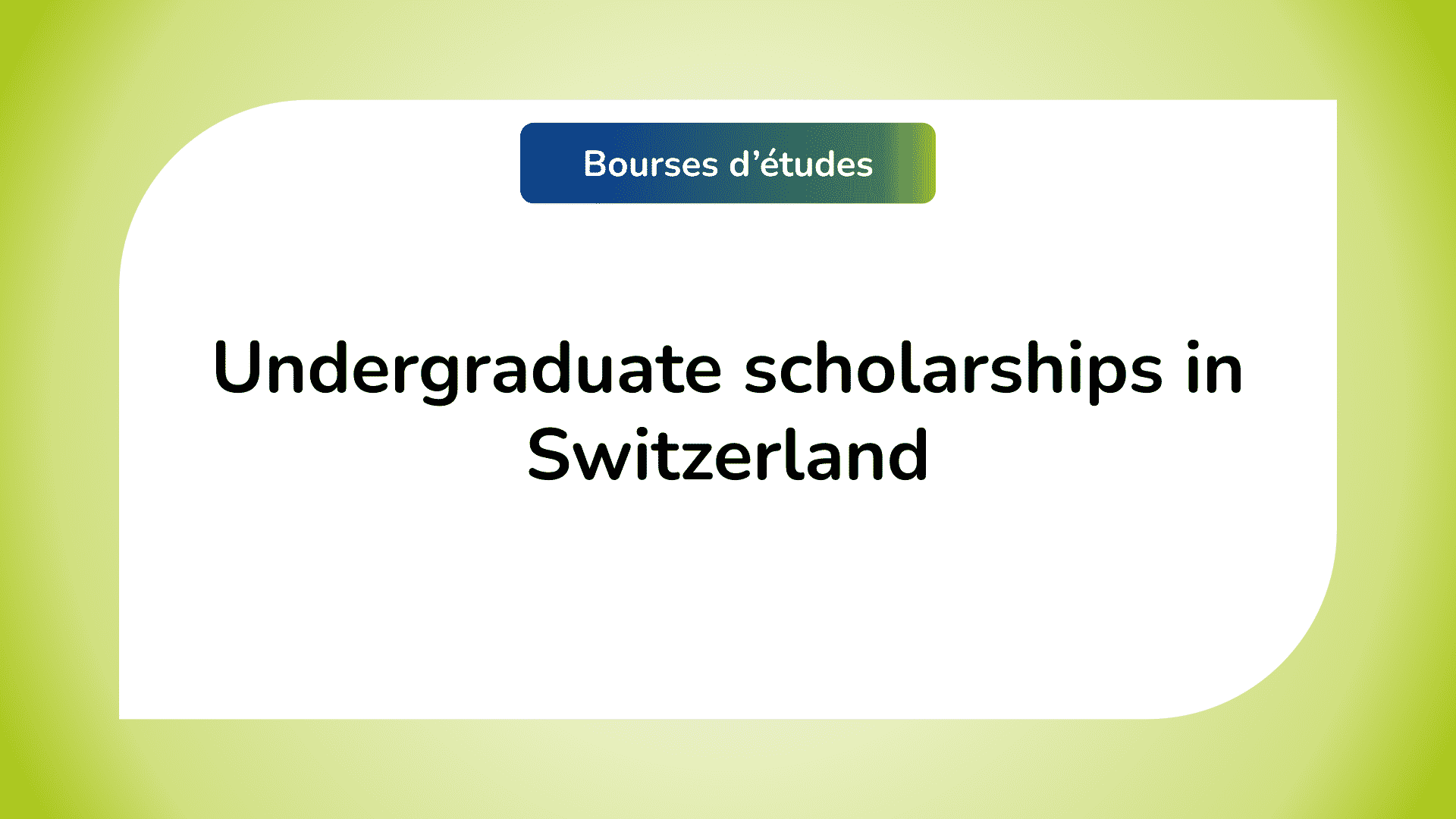 8 Undergraduate Scholarships In Switzerland In 2023 2024   Undergraduate Scholarships In Switzerland 