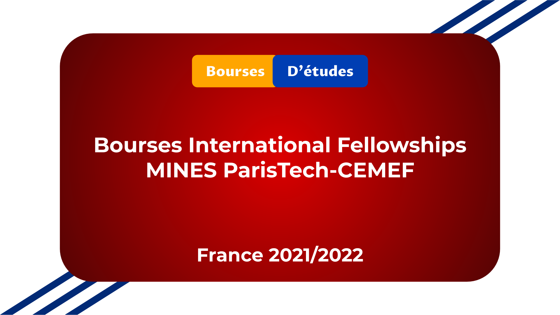 Bourses International Fellowships MINES ParisTech-CEMEF