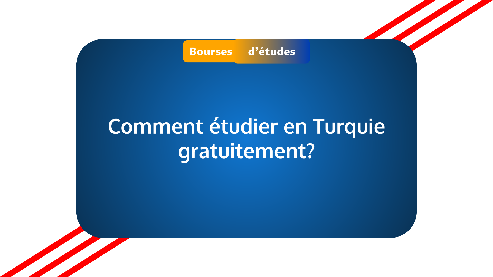 Étudier en Turquie avec bourse