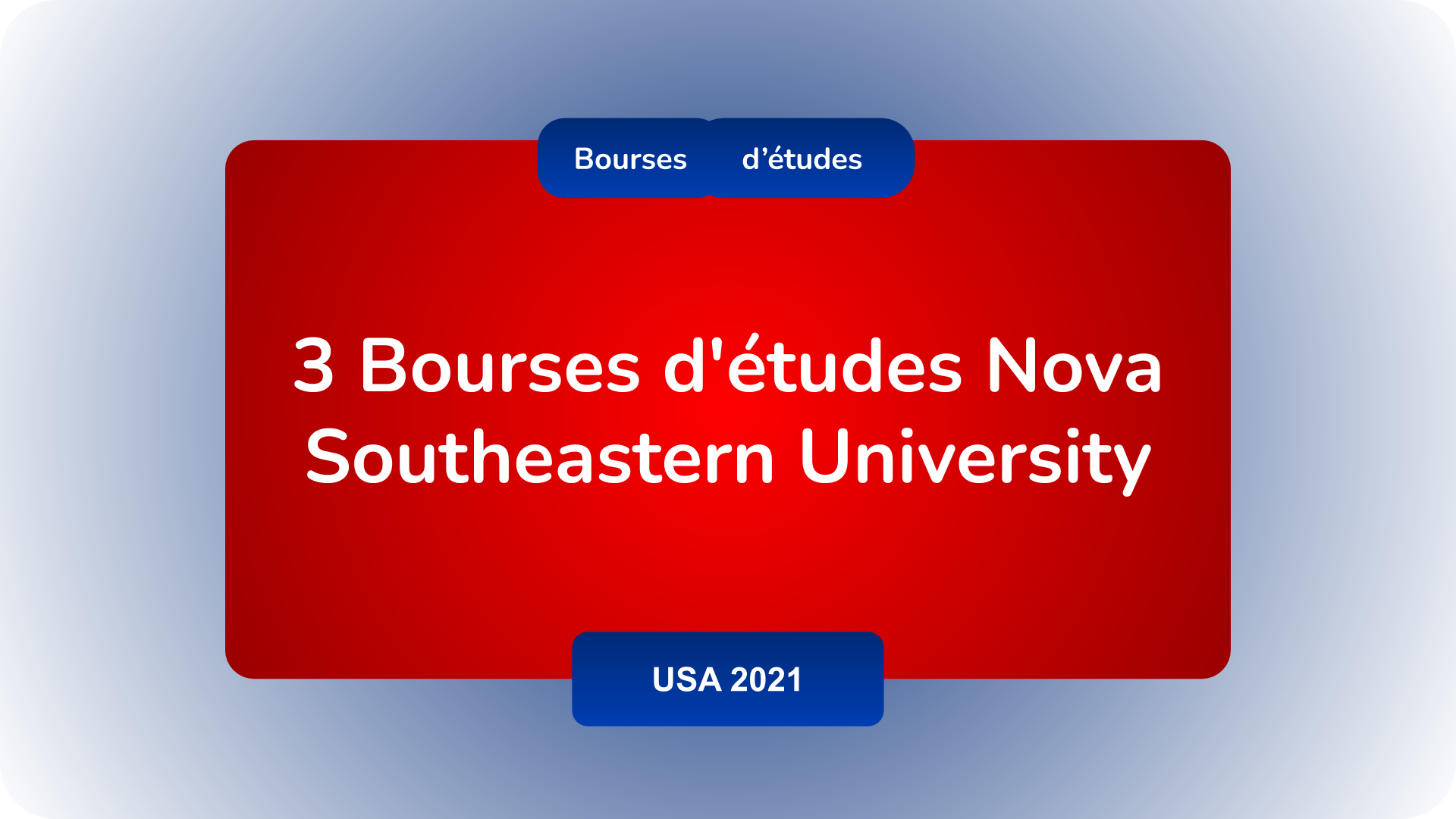 Bourses d'études Nova Southeastern University USA 2021