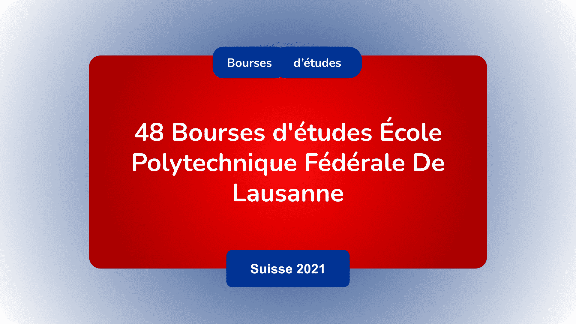 Bourses École Polytechnique Fédérale De Lausanne