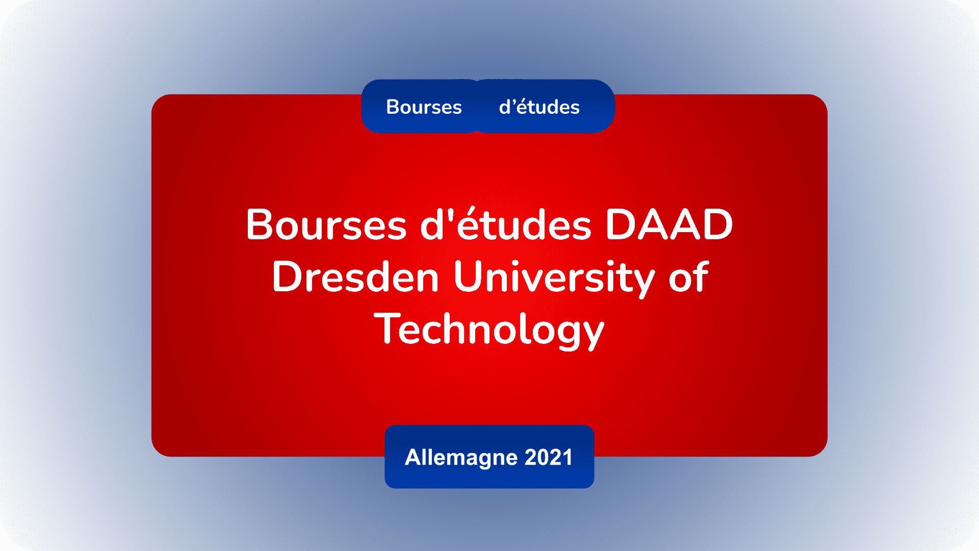 Bourses DAAD Dresden University of Technology Allemagne 2021