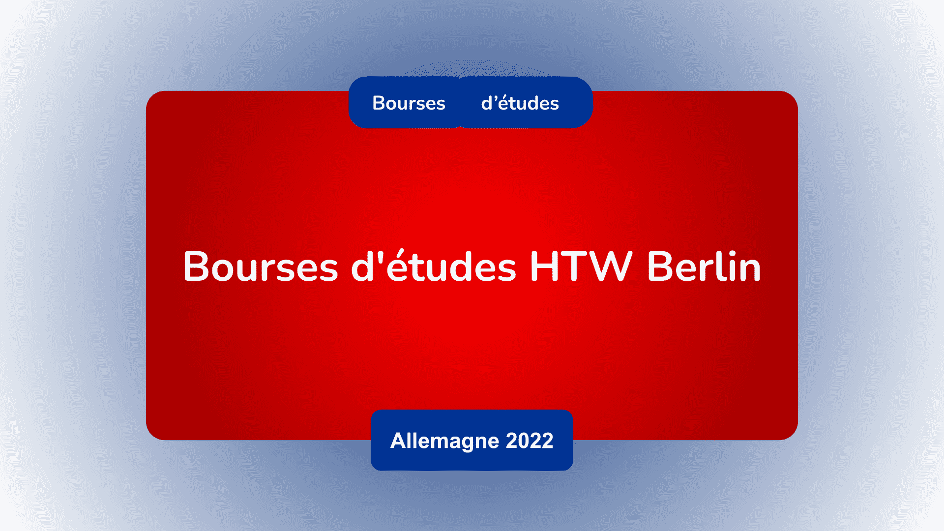 Bourses d'études HTW Berlin en Allemagne 2022