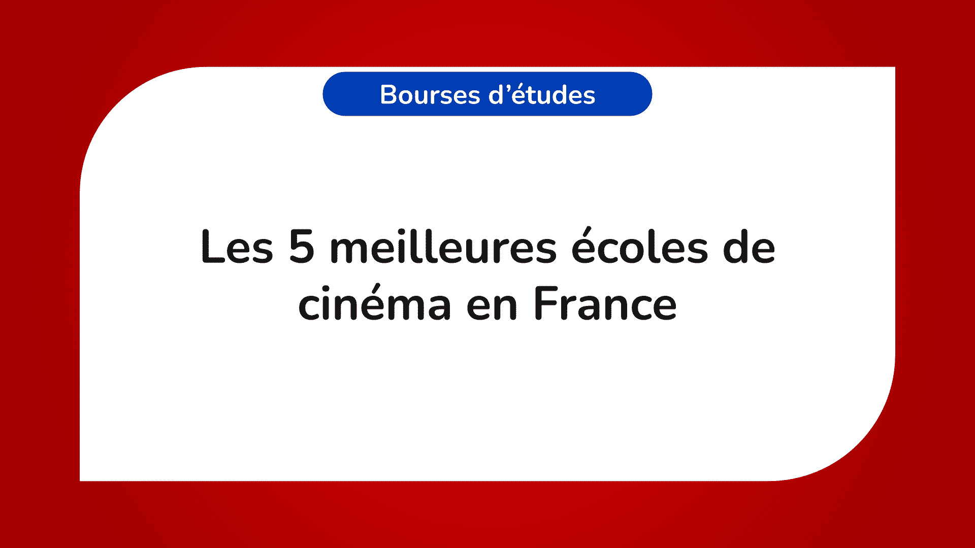 meilleures écoles de cinéma en France