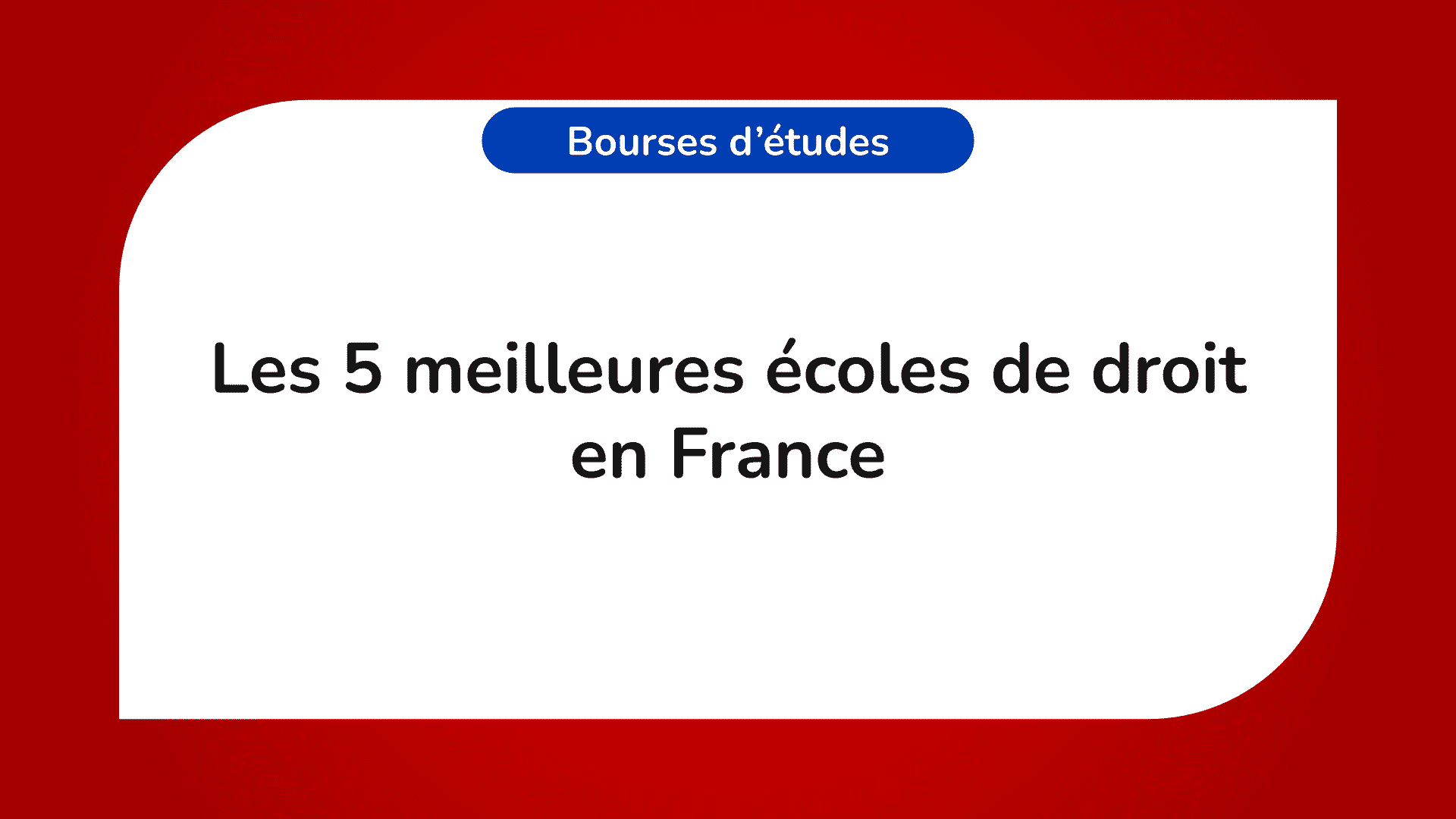 meilleures écoles de droit en France
