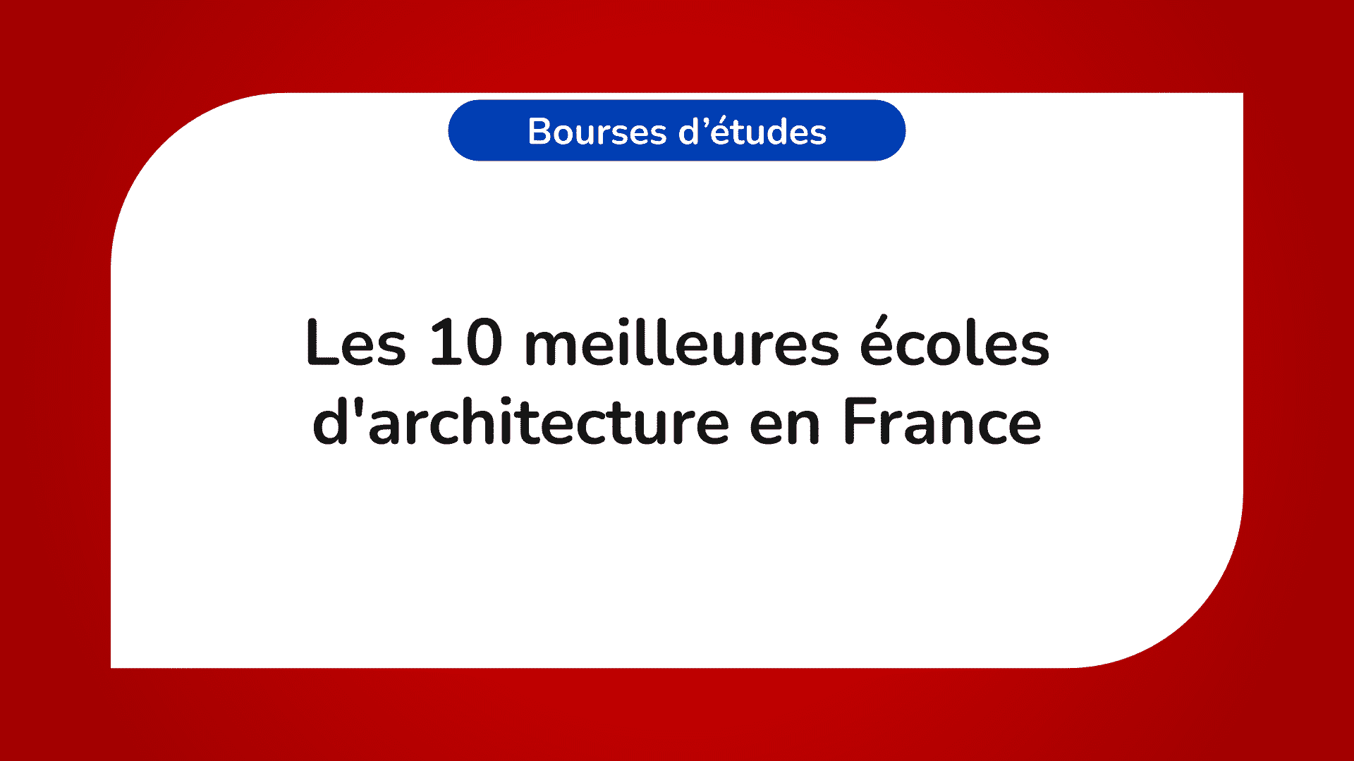 meilleures écoles d'architecture en France