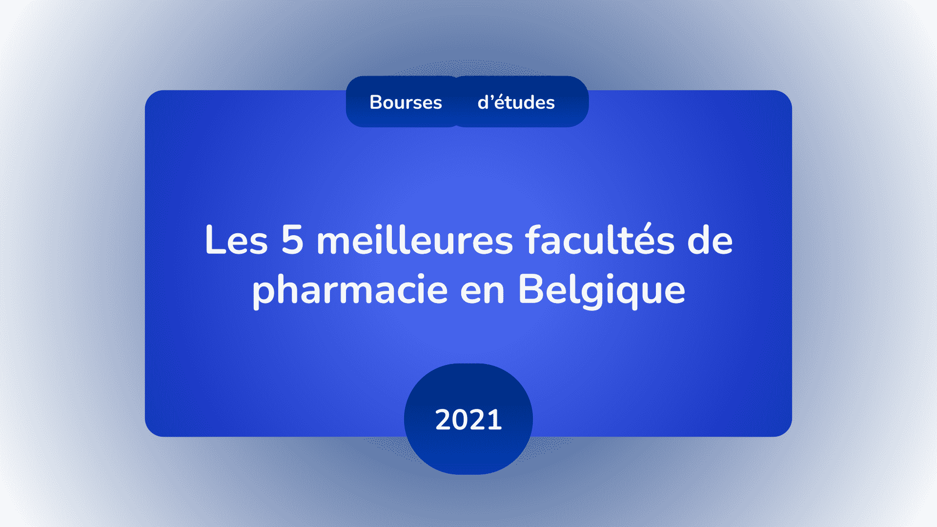 meilleures facultés de pharmacie en Belgique
