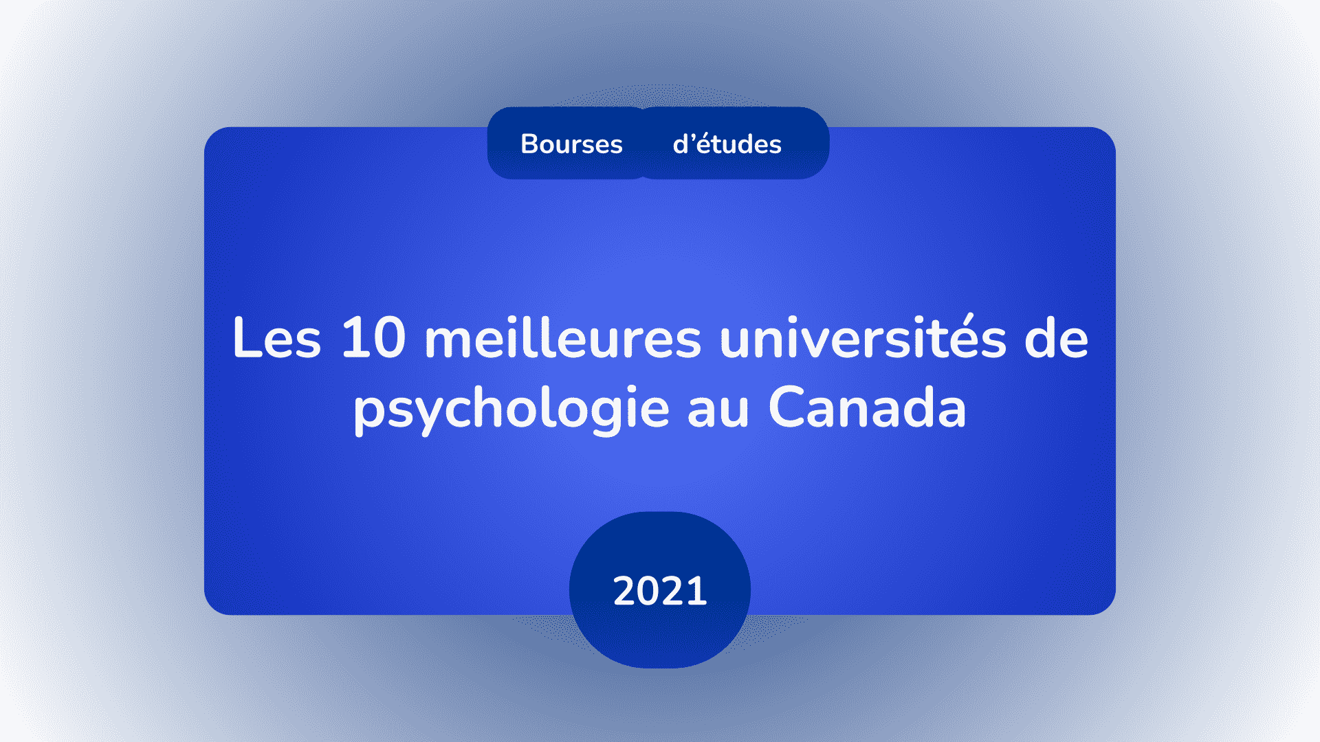 meilleures universités de psychologie au Canada