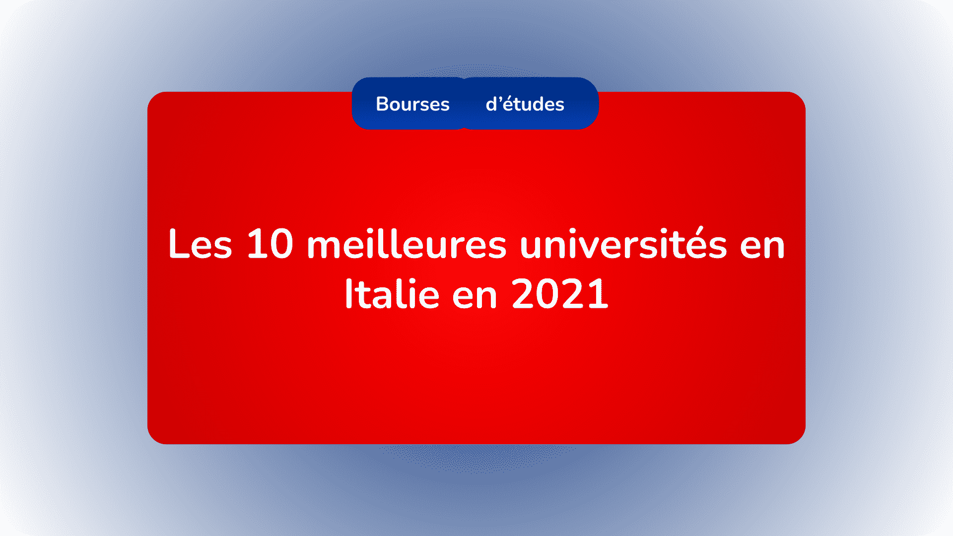 meilleures universités en Italie