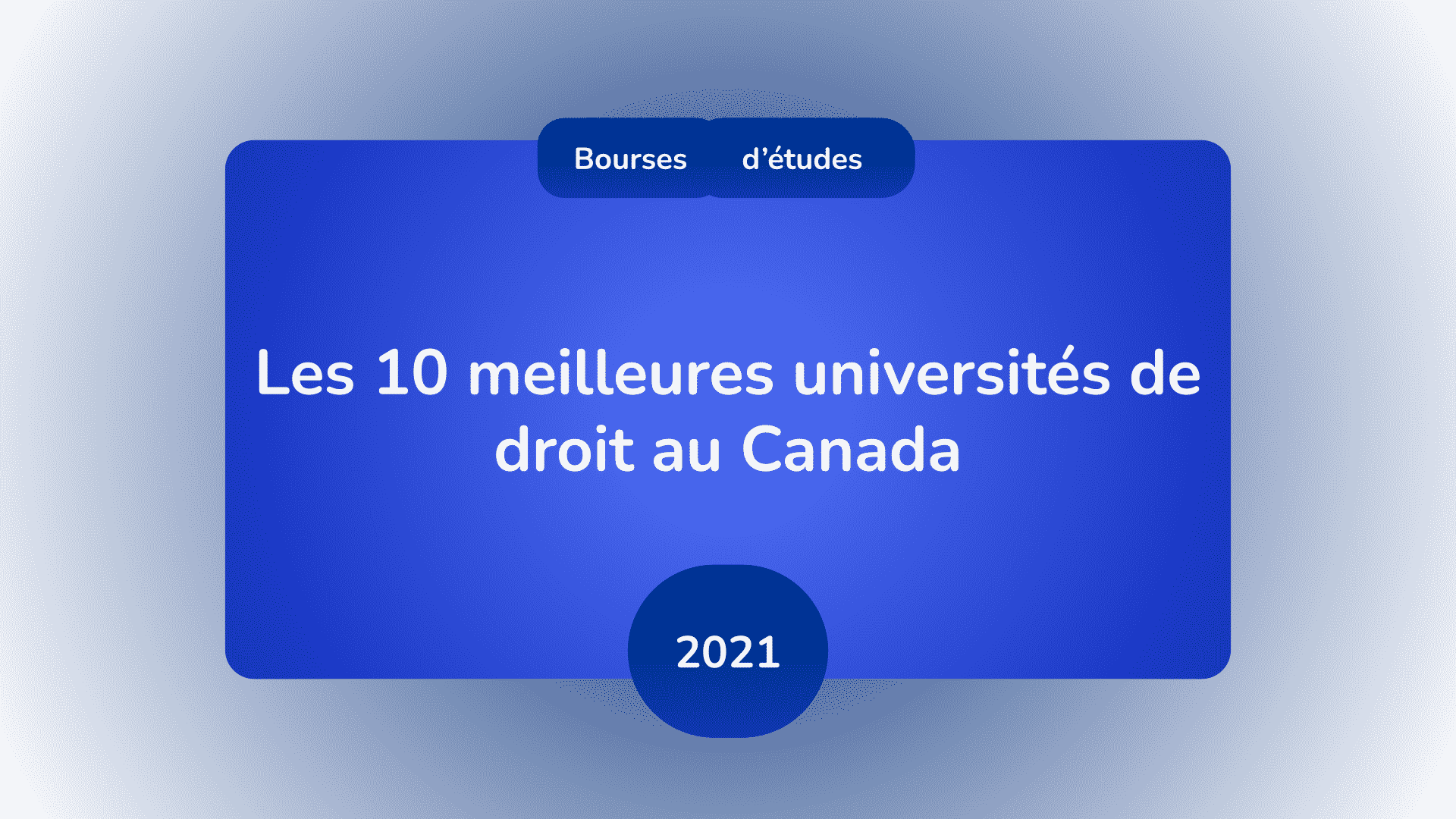 universités de droit au Canada