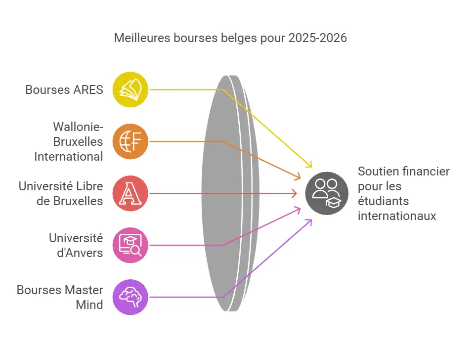Meilleures bourses d'études belges