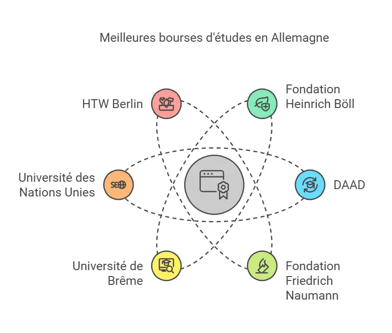 Meilleures bourses d'études en Allemagne