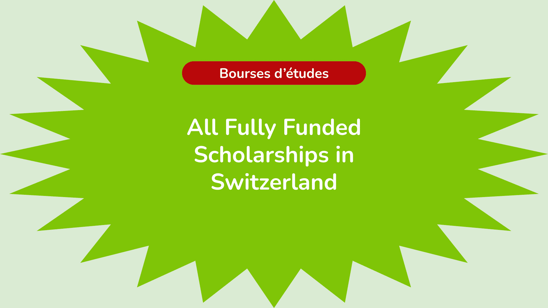 Fully Funded Scholarships in Switzerland