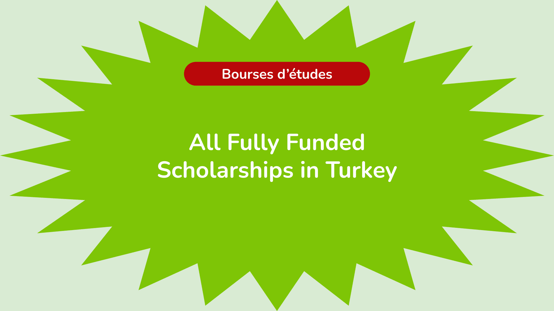 All Fully Funded Scholarships in Turkey