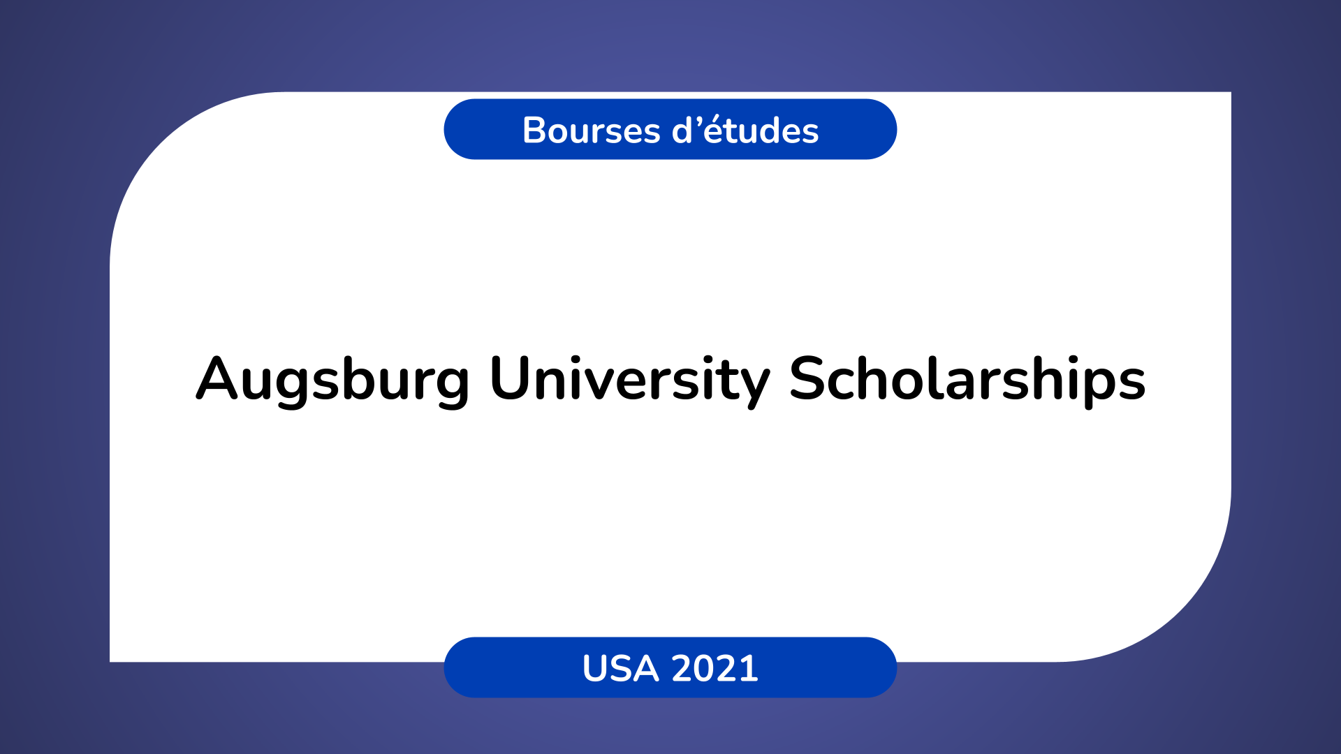 Augsburg University Scholarships USA 2021
