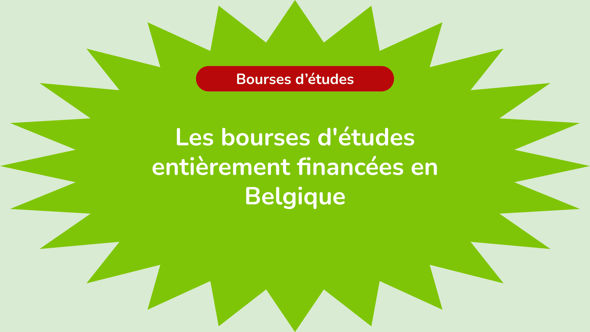 Les 24 Bourses Entièrement Financées En Belgique En 2024