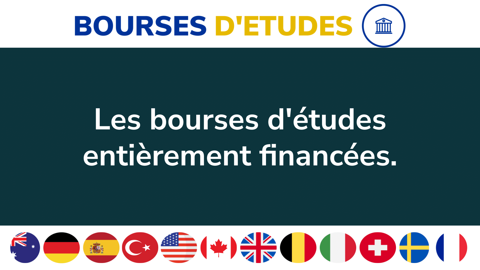 Les 192 Bourses D'études Entièrement Financées En 2024-2025