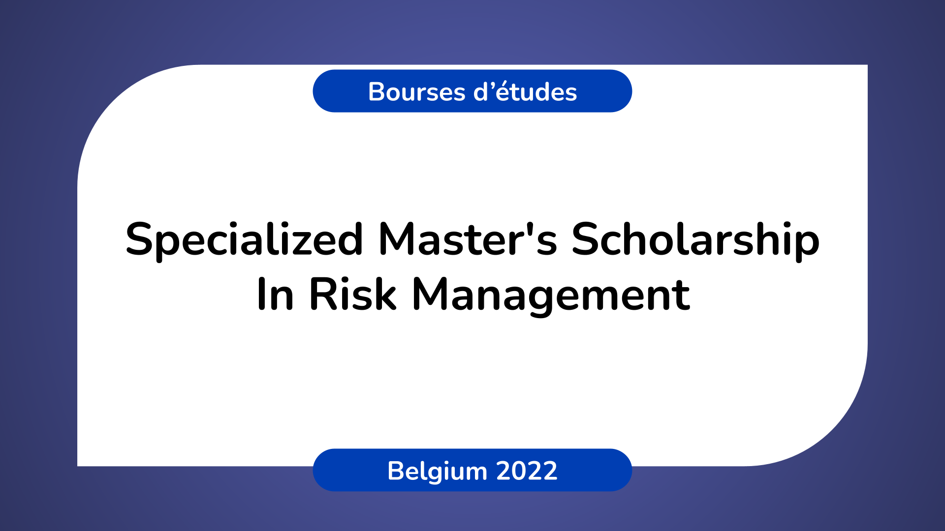 phd scholarship in risk management