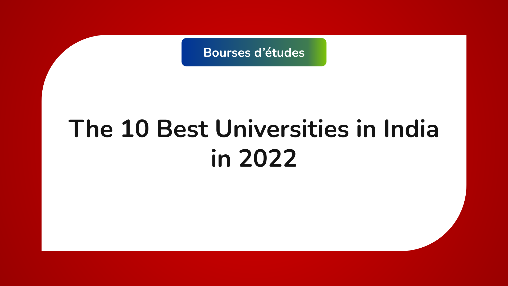 Best Universities in India