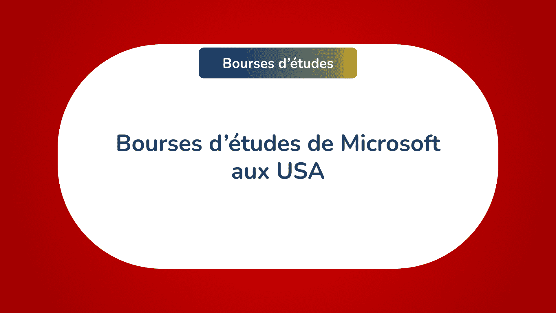 bourses d'études Microsoft