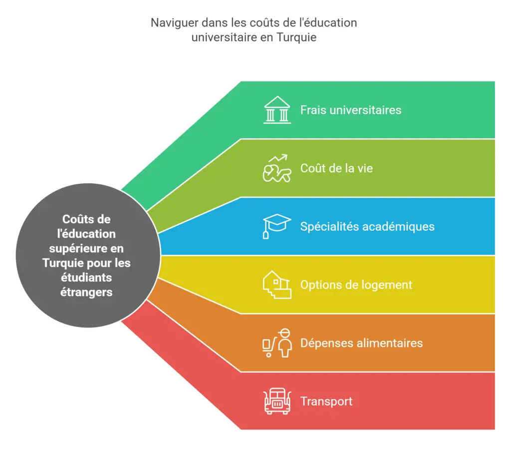 Coûts de l'éducation supérieure en Turquie pour les étudiants étrangers