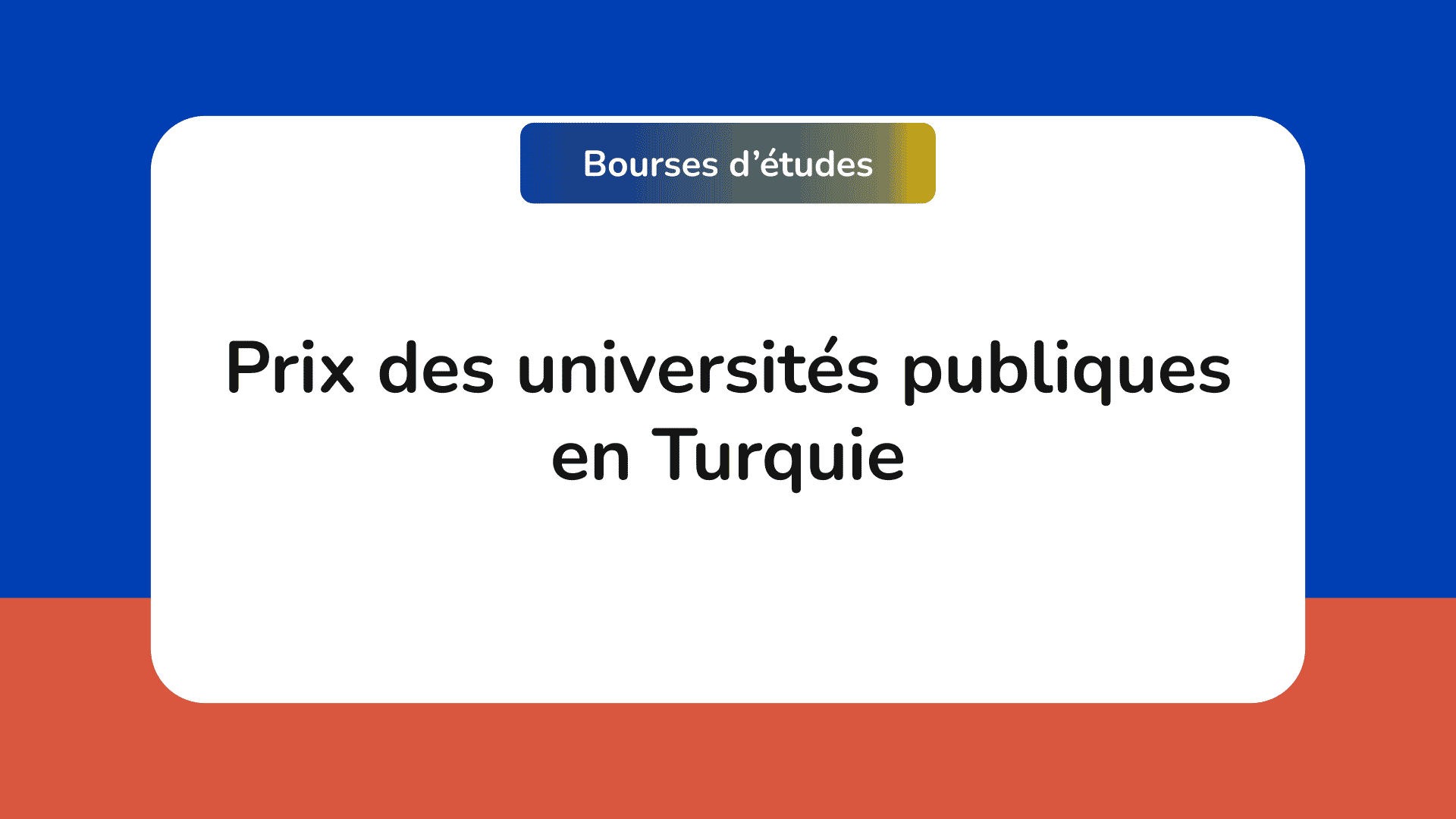 Prix des universités publiques en Turquie