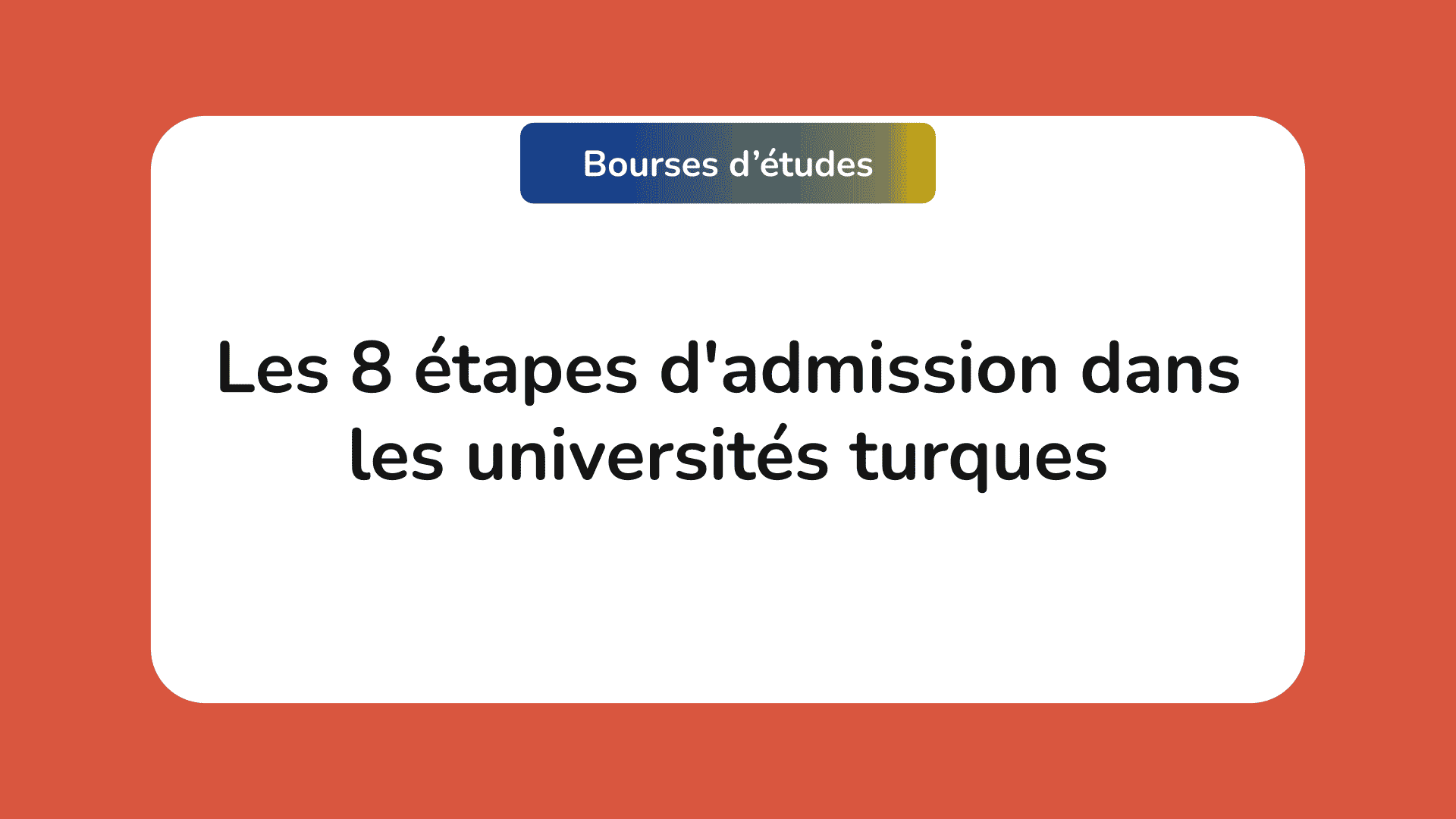 admission dans les universités turques