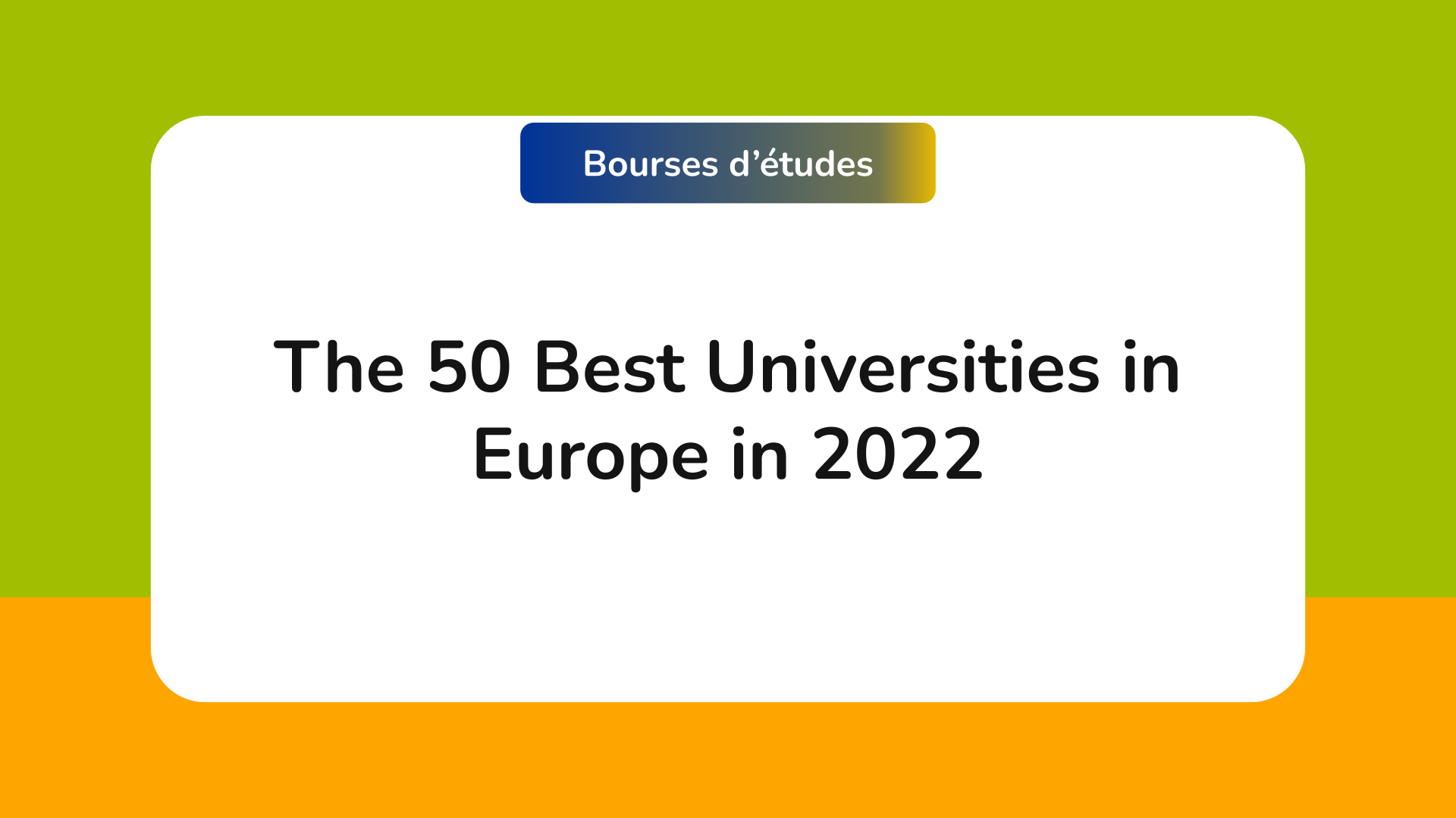 samtidig USA Overleve The 15 Best Universities in Europe in 2023