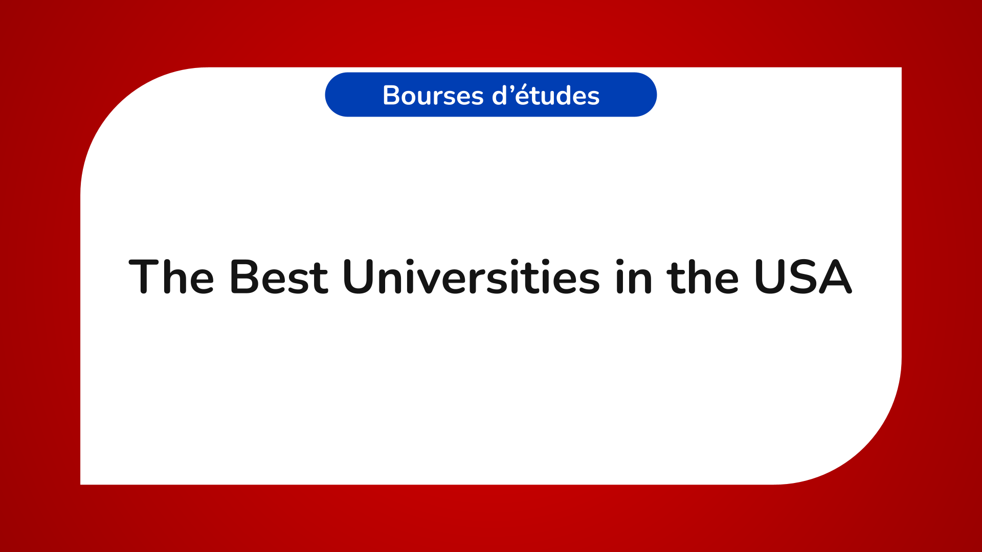 Best Universities In The USA 