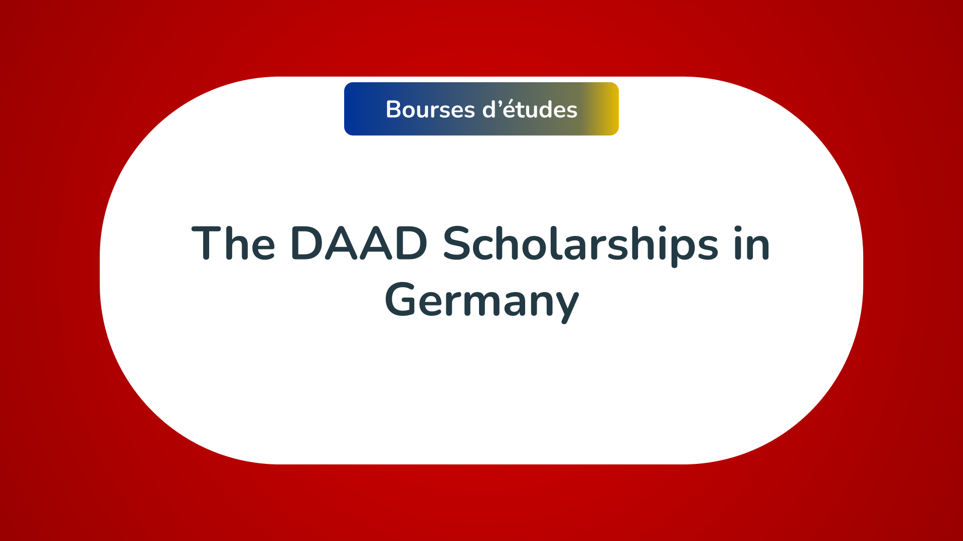 DAAD Scholarships in Germany