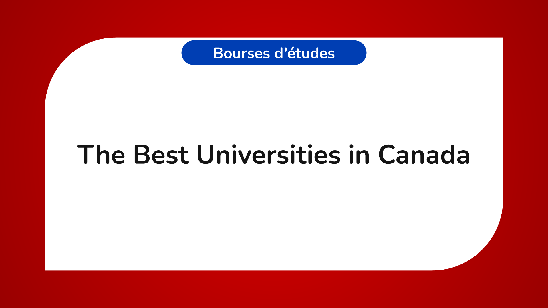 Best Universities in Canada