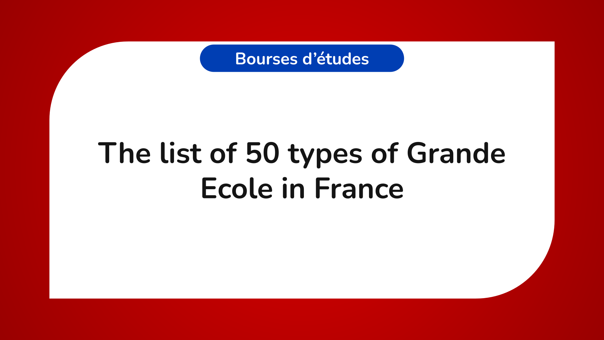 Grande Ecole in France