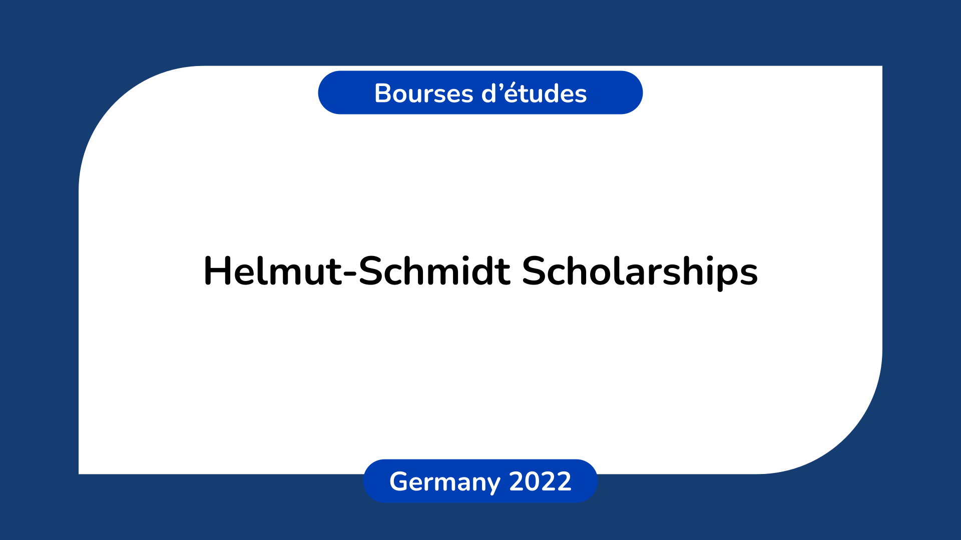 Helmut-Schmidt Scholarships