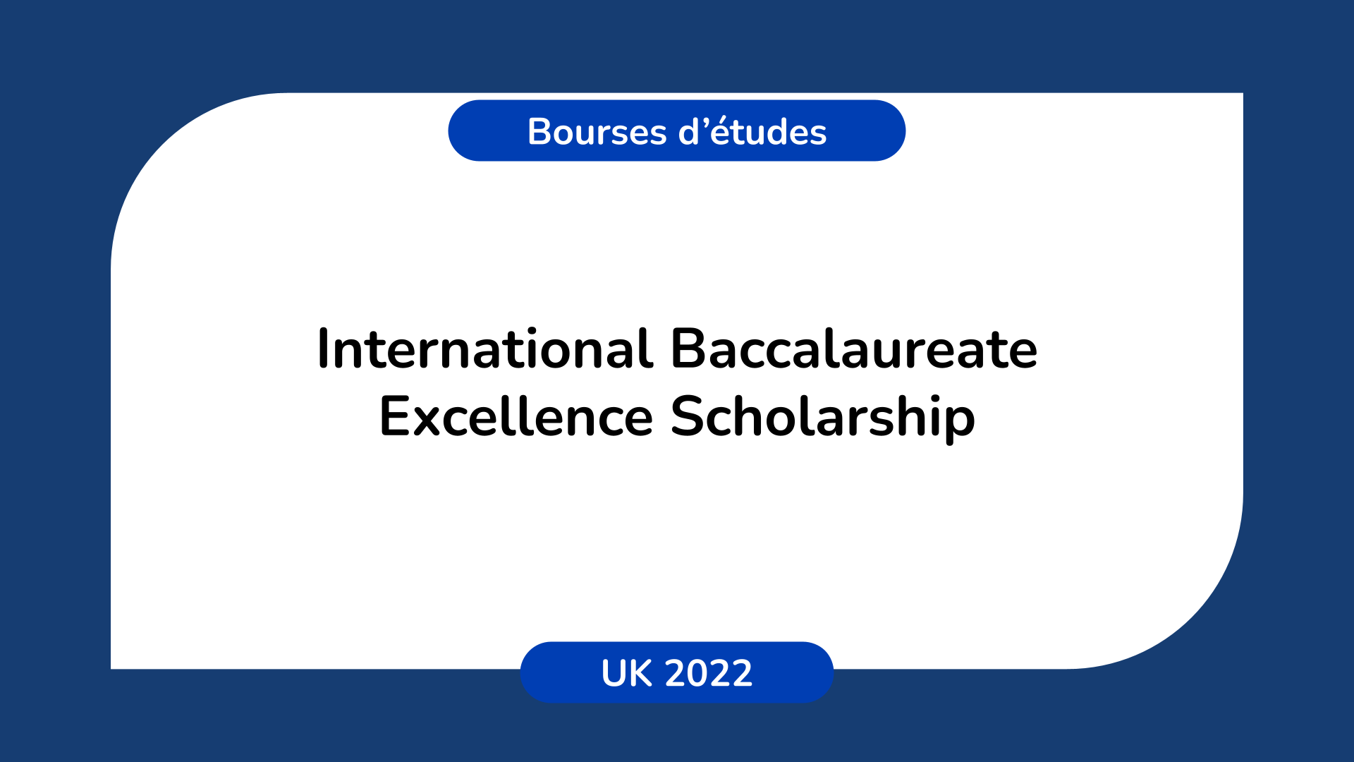 International Baccalaureate Excellence Scholarship